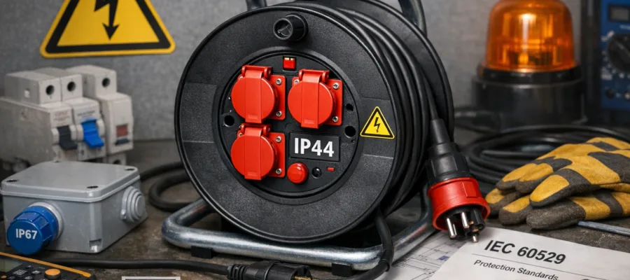 Elektrische Sicherheit beim Kabeltrommel Kauf: Schutzarten und Normen