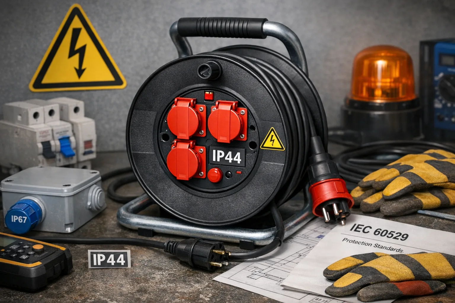 Elektrische Sicherheit beim Kabeltrommel Kauf: Schutzarten und Normen