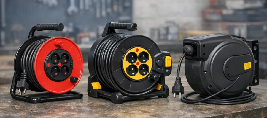 Kabeltrommel Arten im Vergleich: Handbetriebene, elektrische und Automatik