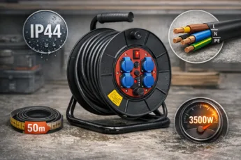 Kabeltrommel: IP, Querschnitt, Länge & Leistung