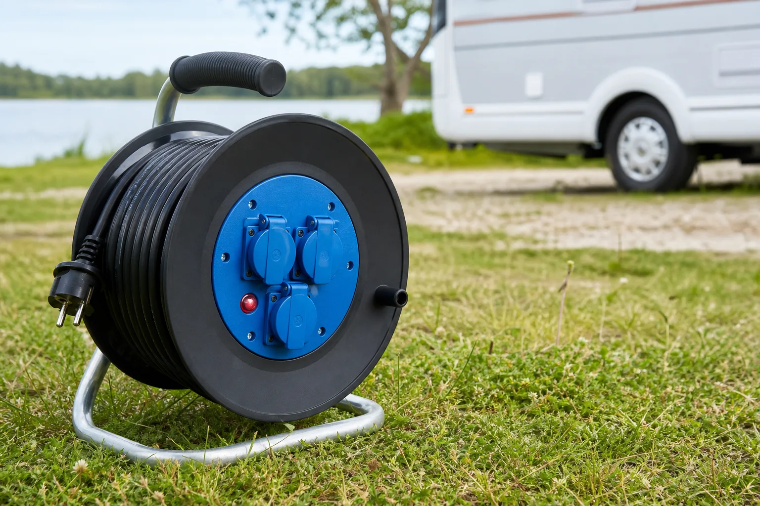 Kabeltrommel fuer Camping und Freizeit: Leichte und mobile Modelle