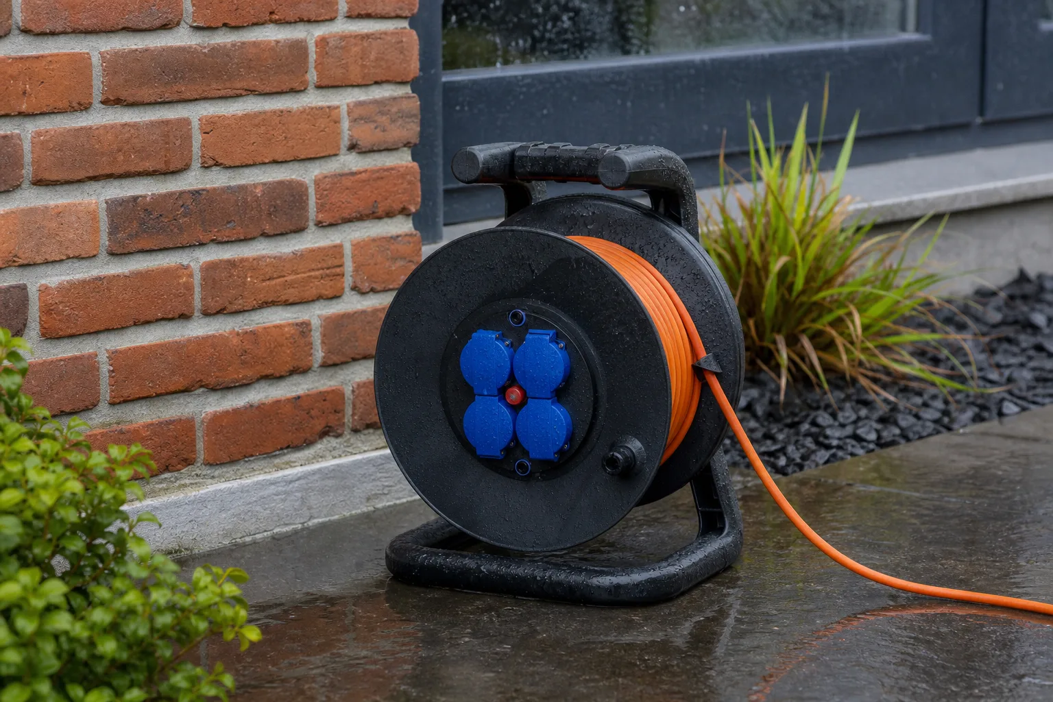 Kabeltrommel fuer den Aussenbereich: Wetterfeste und IP-geschuetzte Modelle
